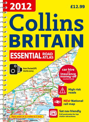2012 Collins Britain Essential Road Atlas (International Road Atlases),Used