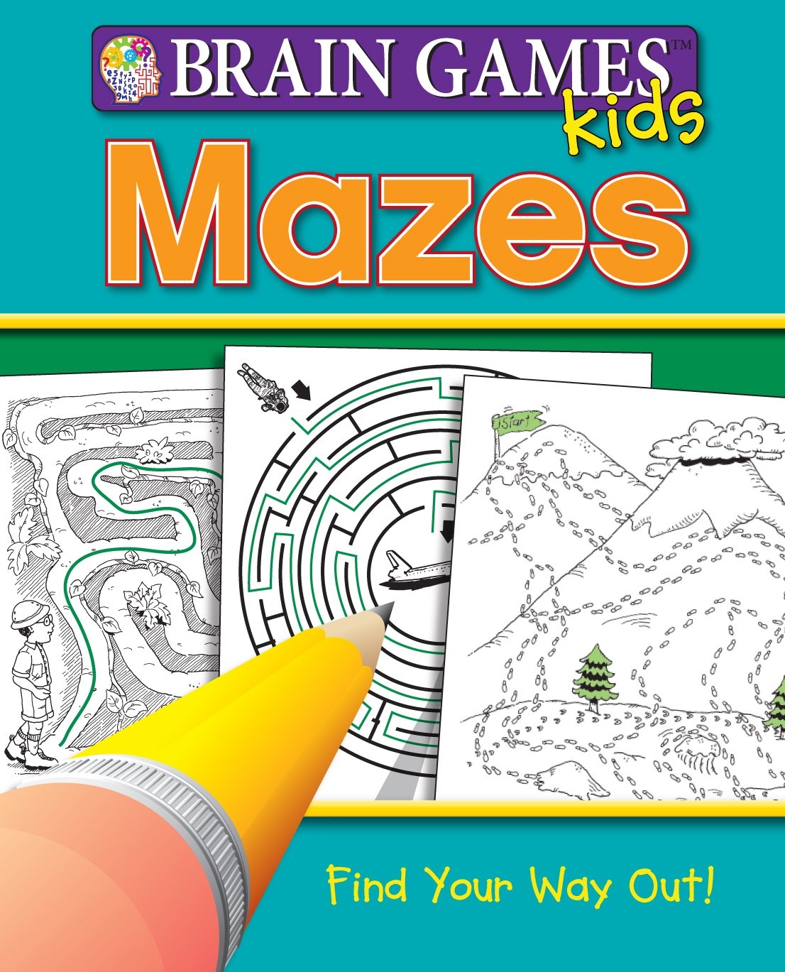 Brain Games for Kids: Mazes (Brain Games Kids),Used