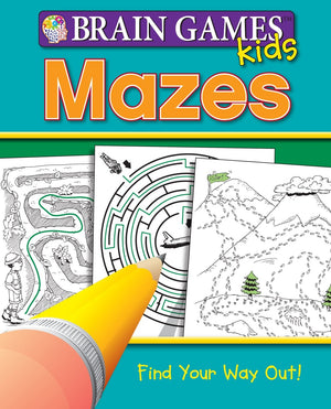 Brain Games for Kids: Mazes (Brain Games Kids),Used