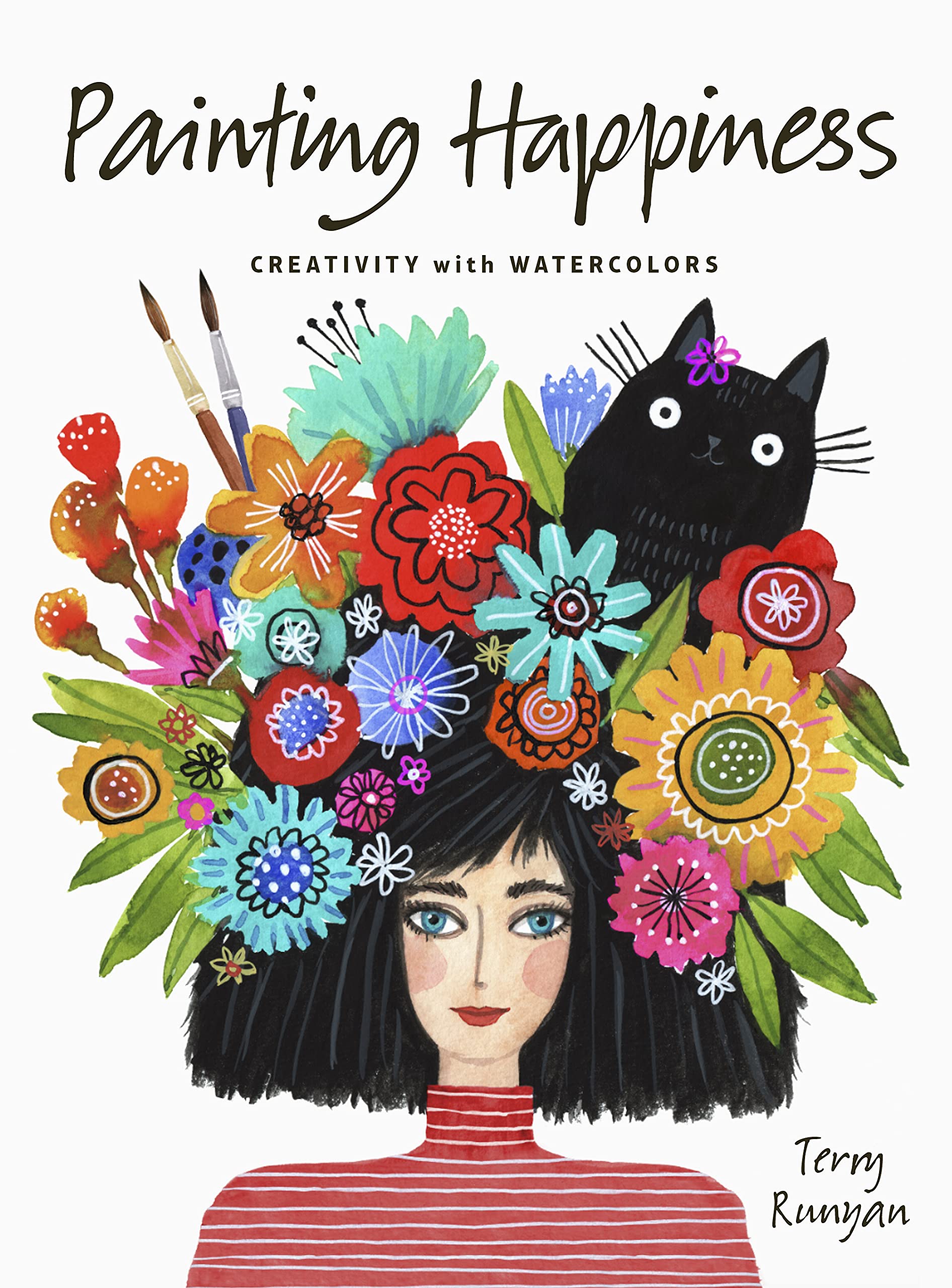 Painting Happiness: Creativity With Watercolors-used