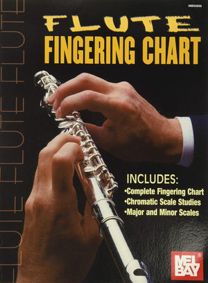 Flute Fingering Chart,Used