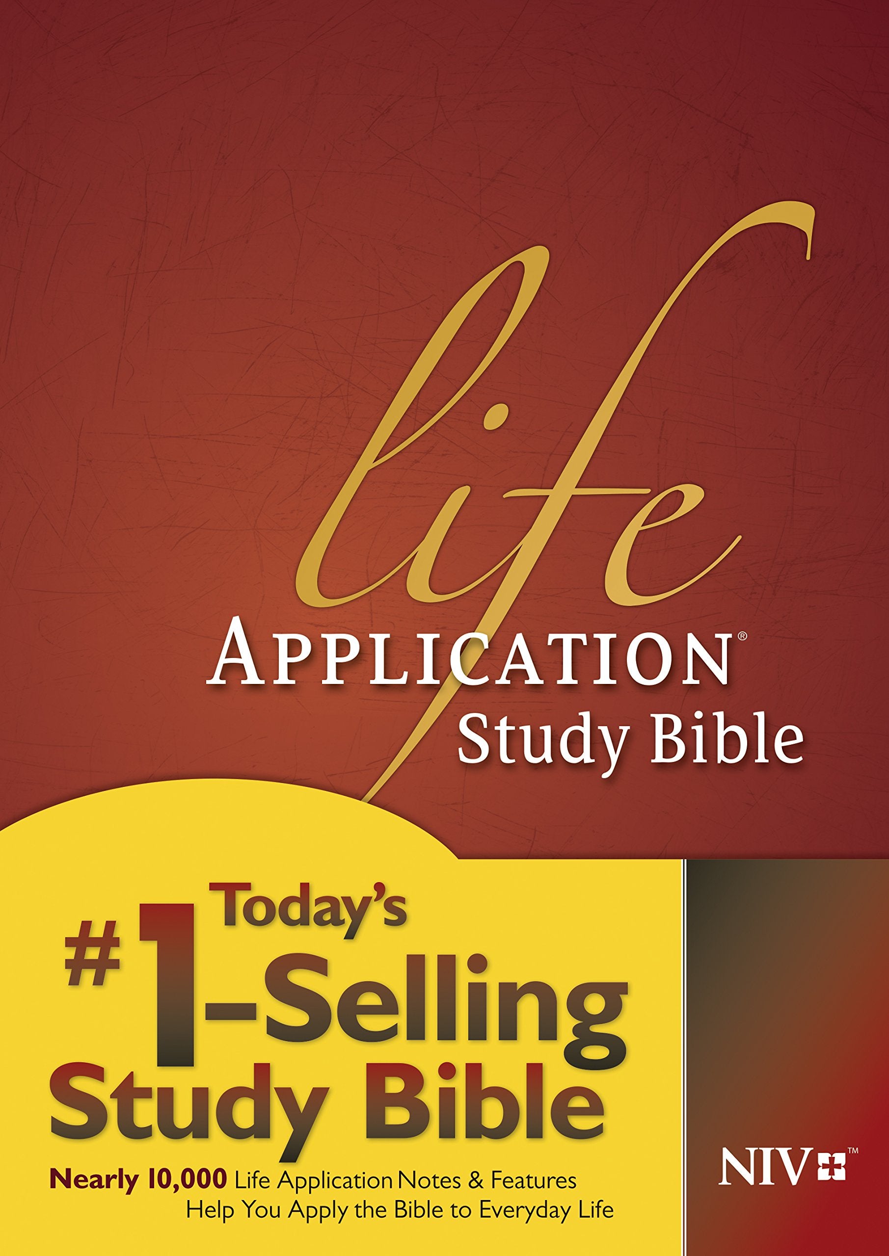 NIV Life Application Study Bible, Second Edition (Red Letter, Hardcover),Used