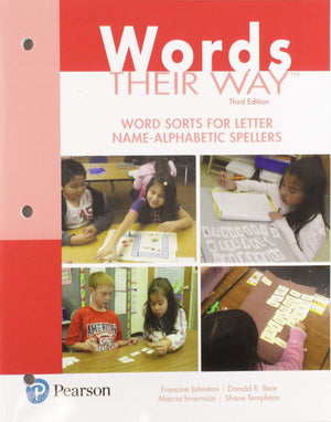 Words Their Way: Word Sorts for Letter Name  Alphabetic Spellers (Words Their Way Series),Used