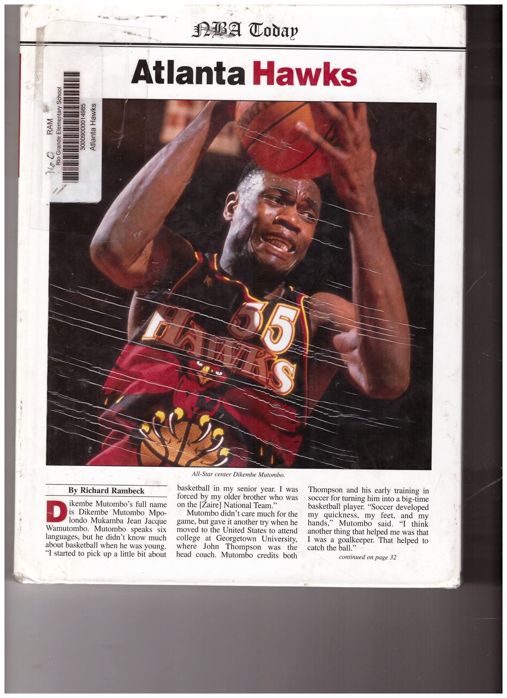 Atlanta Hawks (NBA Today (Mankato, Minn.).),Used