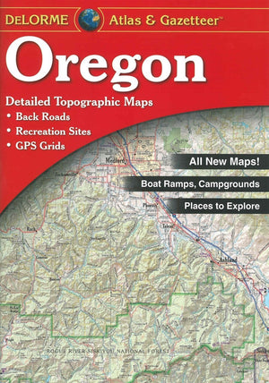 Oregon Atlas & Gazetteer (Delorme Atlas & Gazetteer),Used