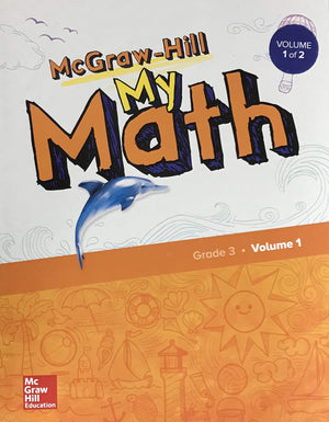 McGrawHill My Math, Grade 3, Student Edition, Volume 1,Used