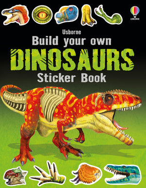 Build Your Own Dinosaurs Sticker Book: A Screen-Free Activity with 20 Fierce Giants and Fun Statistics for Kids (Ages 5-8) (Build Your Own Sticker Book)-New Condition