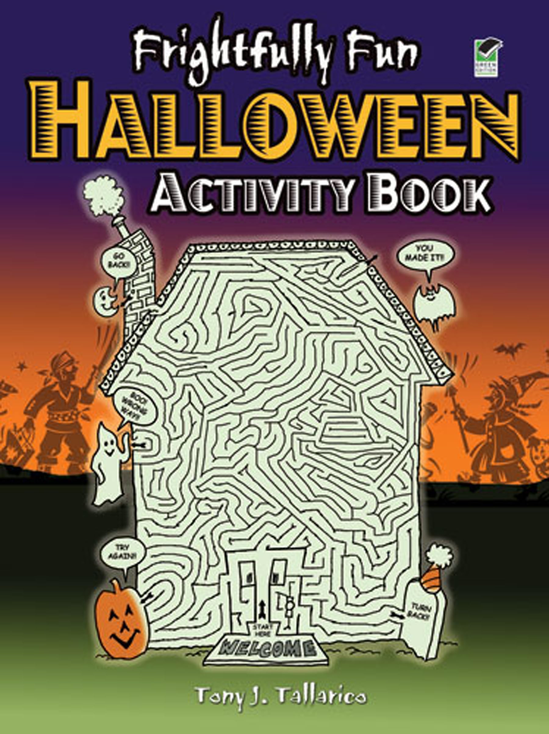 Frightfully Fun Halloween Activity Book (Dover Kids Activity Books: Fantasy),Used