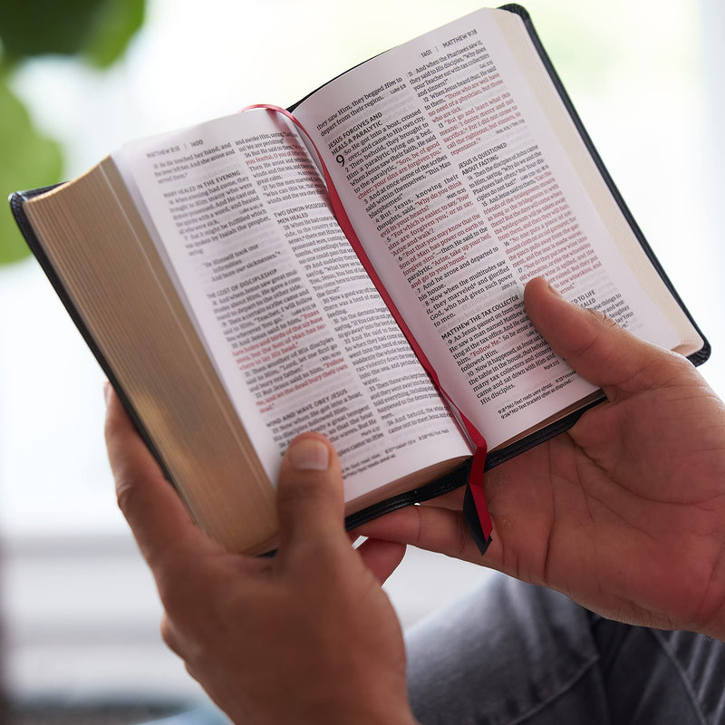 NKJV, EndofVerse Reference Bible, Compact, Leathersoft, Teal, Red Letter, Comfort Print: Holy Bible, New King James Version,New