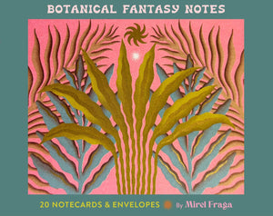 Botanical Fantasy Notes  20 Notecards And Envelopes