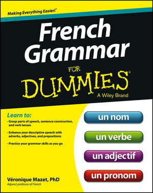 French Grammar For Dummies,Used