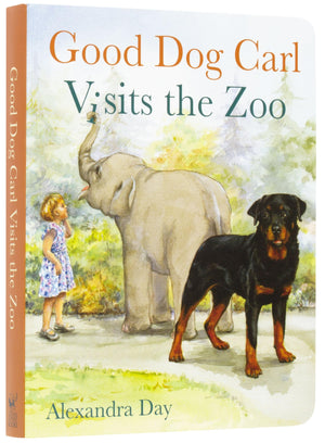 Good Dog Carl Visits the Zoo Board Book (Good Dog Carl Collection),Used