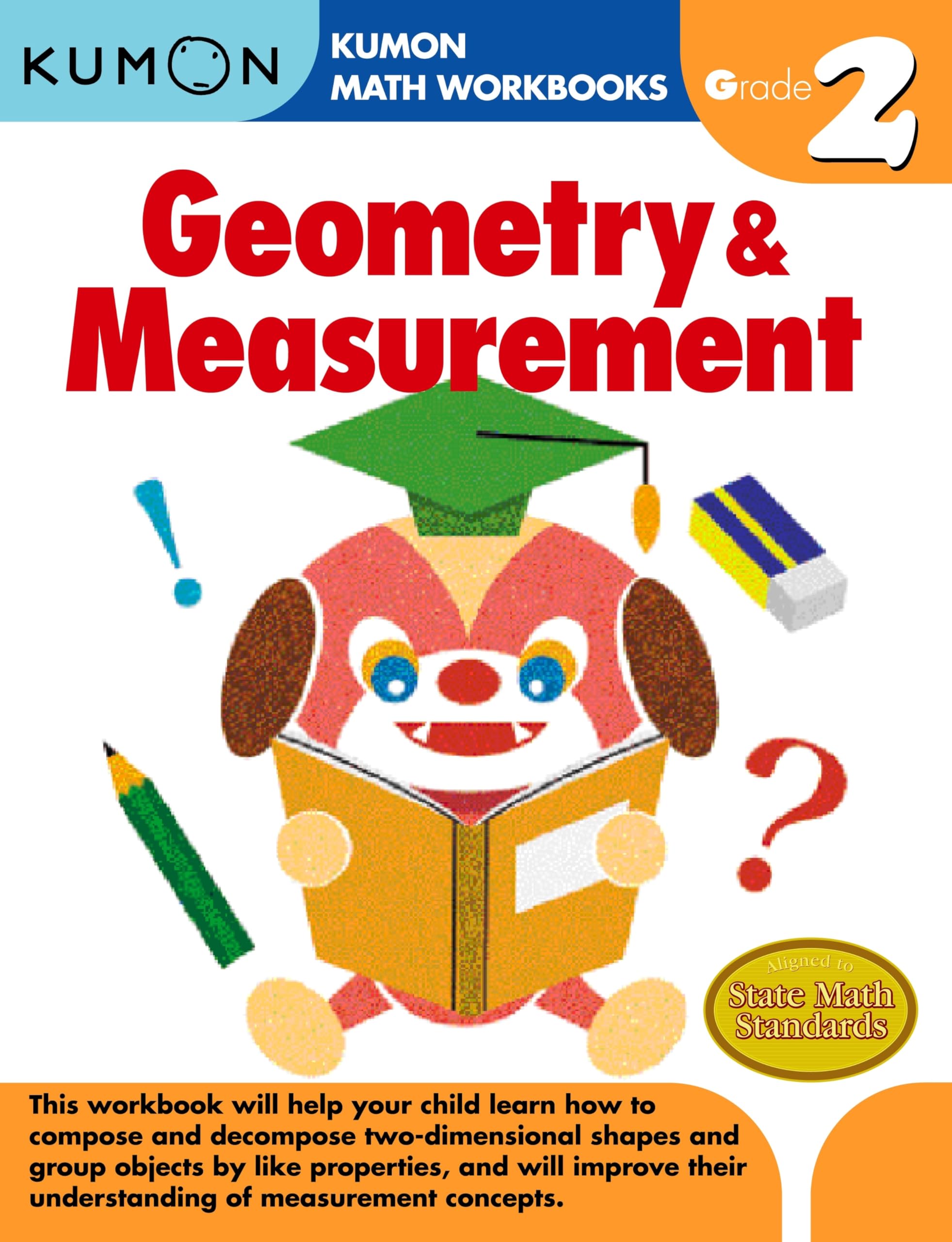 Kumon Grade 2 Geometry & Measurement (Kumon Math Workbooks),Used