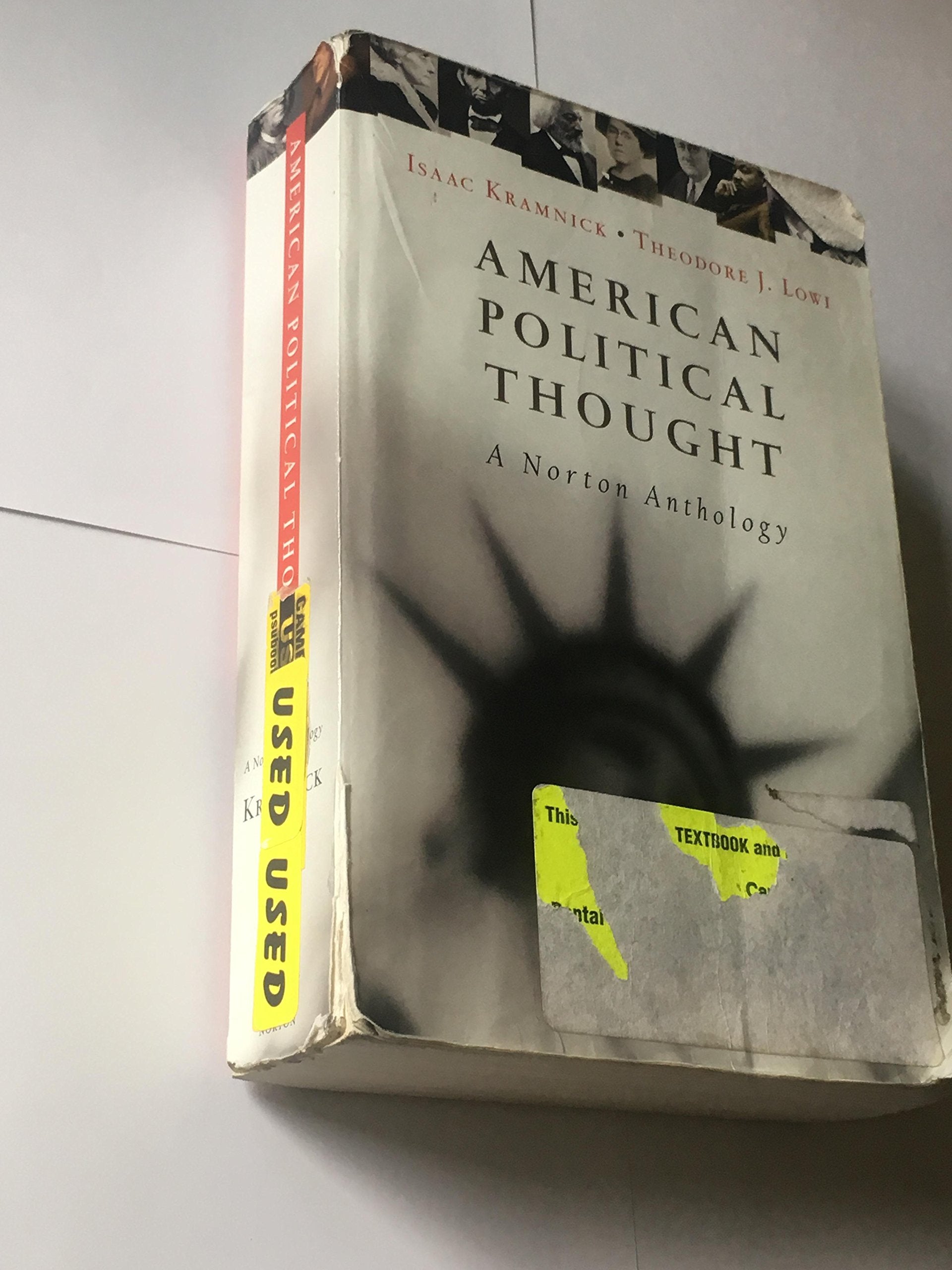 W. W. Norton & Company American Political Thought Anthology - Comprehensive Collection of Key Texts