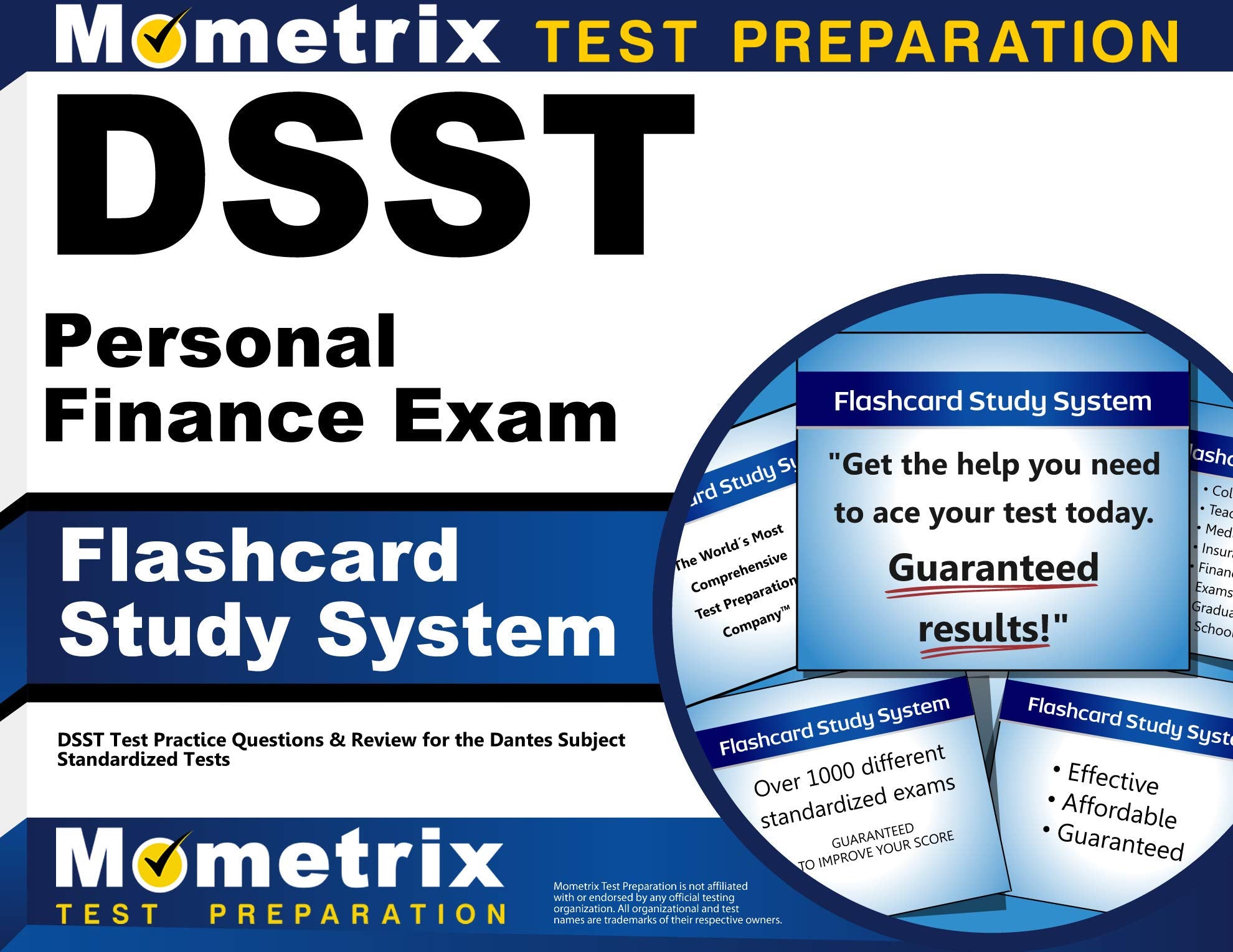 Dsst Personal Finance Exam Flashcard Study System: Dsst Test Practice Questions & Review For The Dantes Subject Standardized Tes,Used