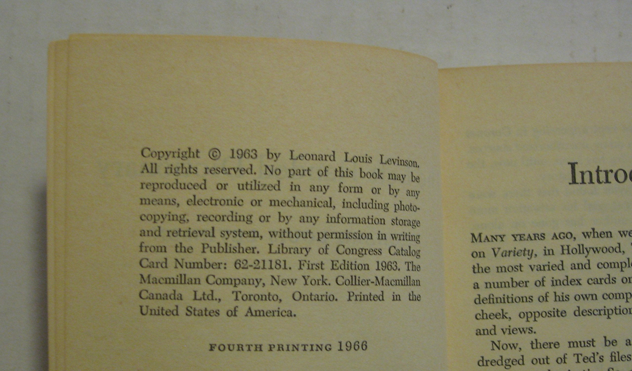 Left Handed Dictionary,New