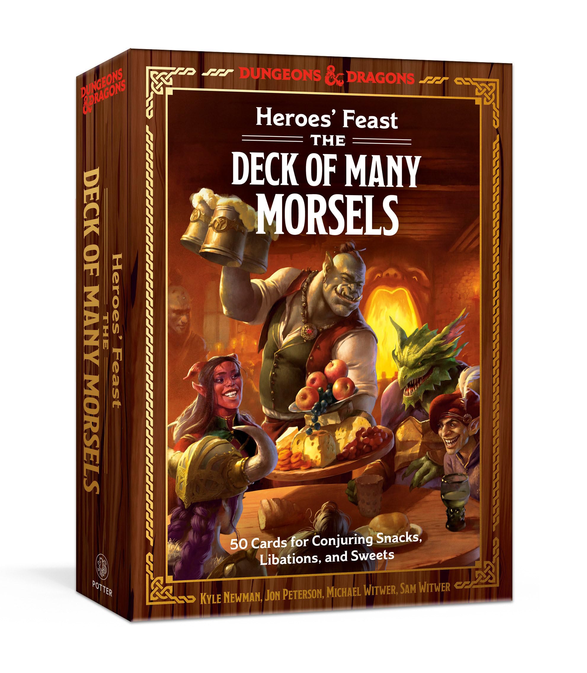 Heroes' Feast: The Deck Of Many Morsels: 50 Cards For Conjuring Snacks, Libations, And Sweets (Dungeons & Dragons)