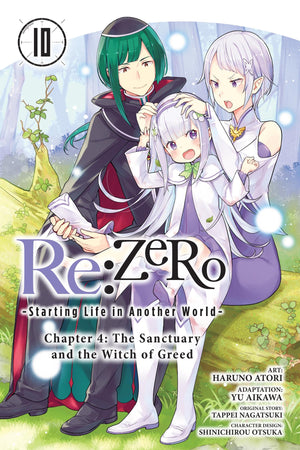 Re:Zero Starting Life In Another World, Chapter 4: The Sanctuary And The Witch Of Greed, Vol. 10 (Manga) (Volume 10)