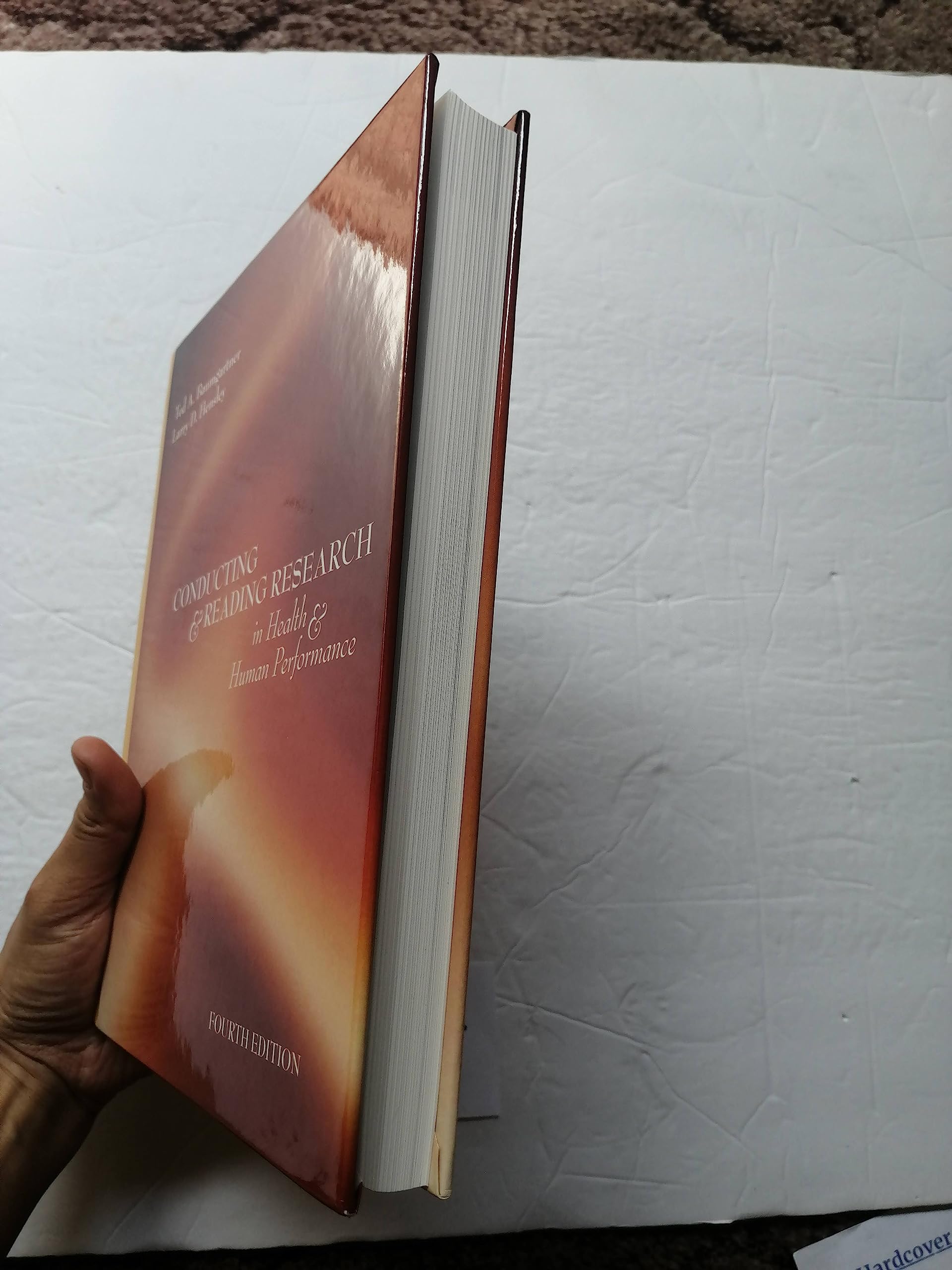 Conducting And Reading Research In Health And Human Performance-used