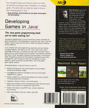 Developing Games In Java