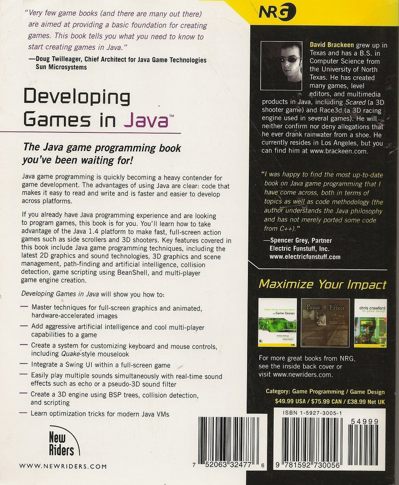 Developing Games In Java