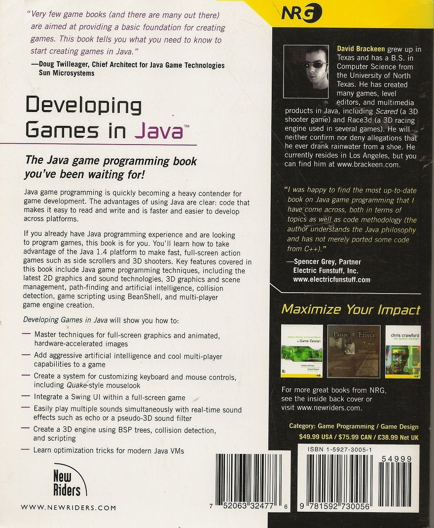 Developing Games In Java
