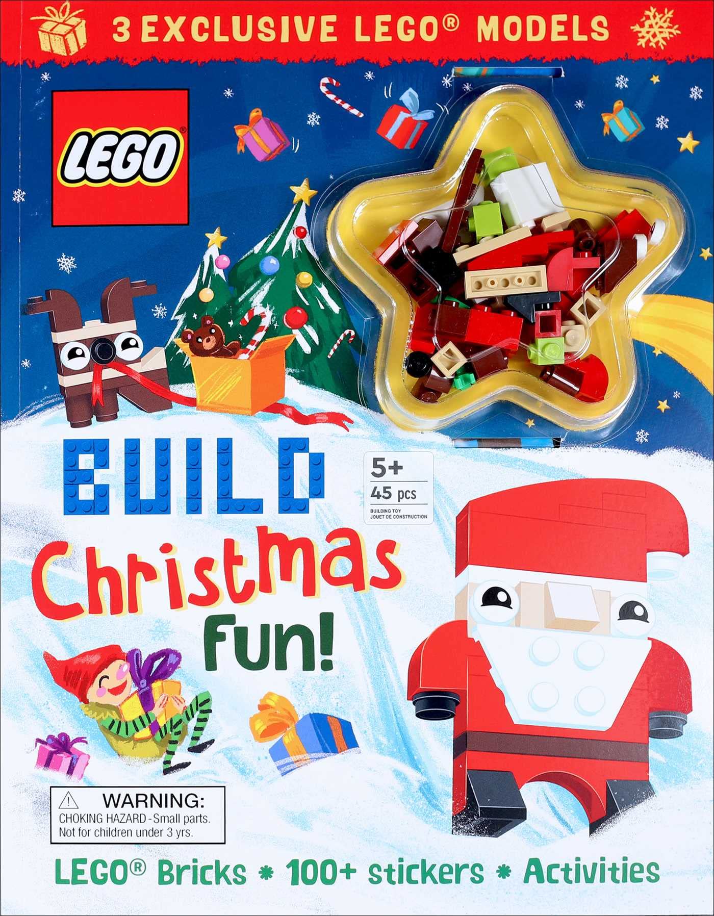 LEGO Books: Build Christmas Fun! (Activity Book with Minifigure),Used