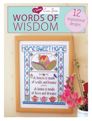 I LOVE CROSS STITCH  WORDS OF WI,Used