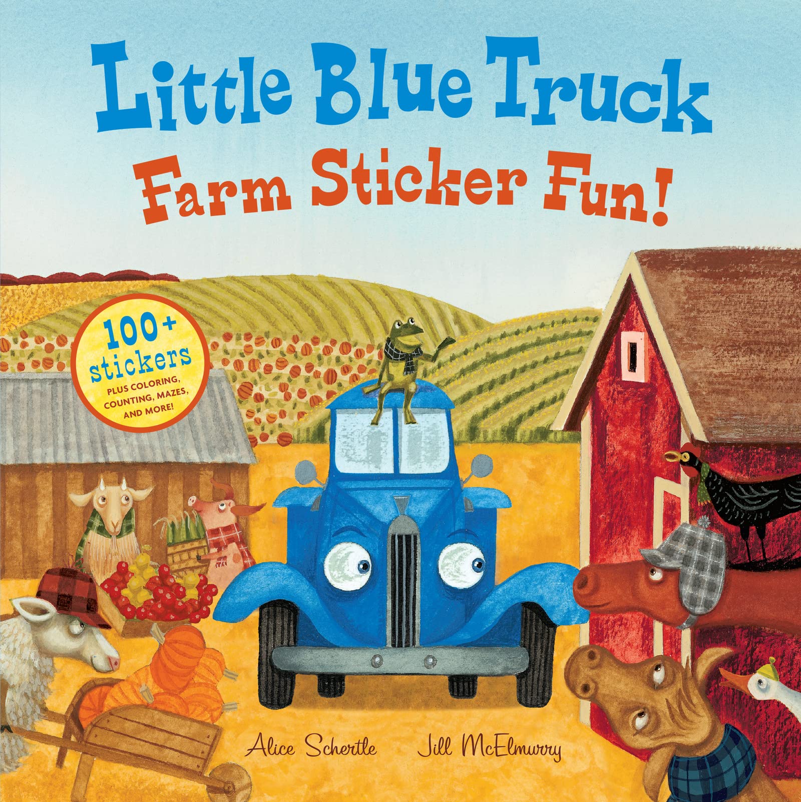 Little Blue Truck Farm Sticker Fun!,New
