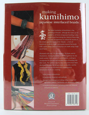 Guild of Master Craftsman Publications Ltd Making Kumihimo: Japanese Interlaced Braids Guidebook for Crafting Beautiful Braids