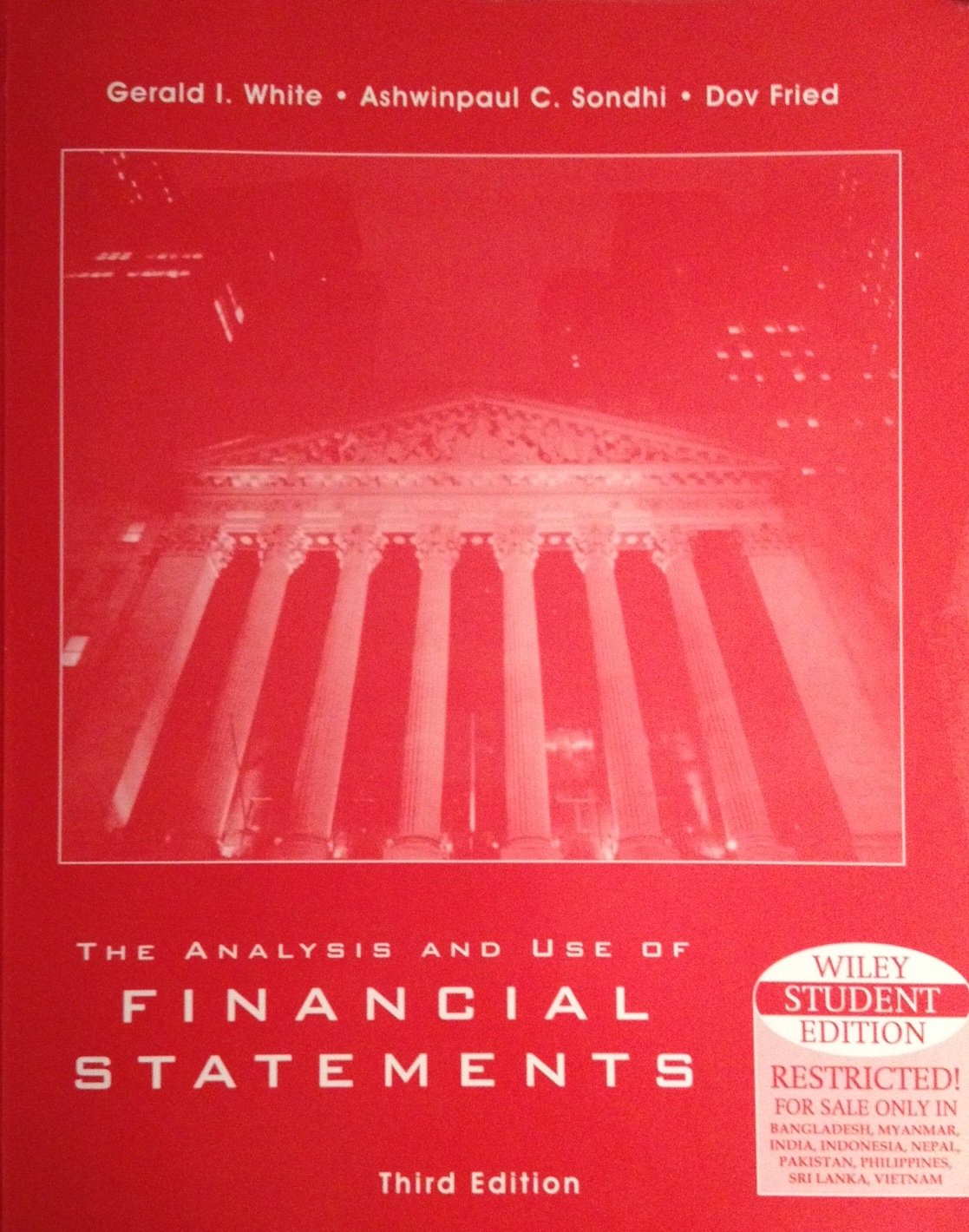 The Analysis and Use of Financial Statements, 3rd Edition,Used