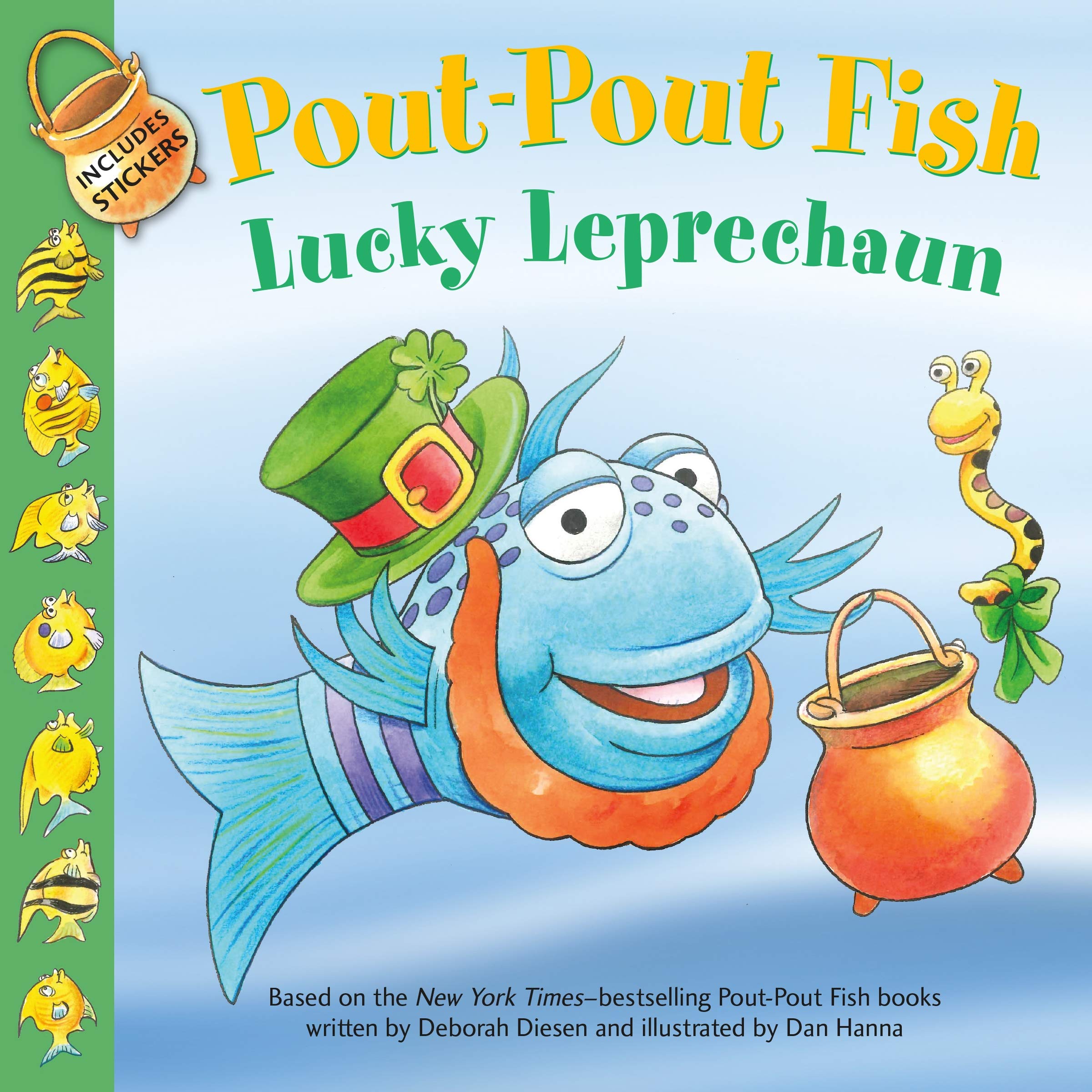 PoutPout Fish: Lucky Leprechaun (A PoutPout Fish Paperback Adventure),New