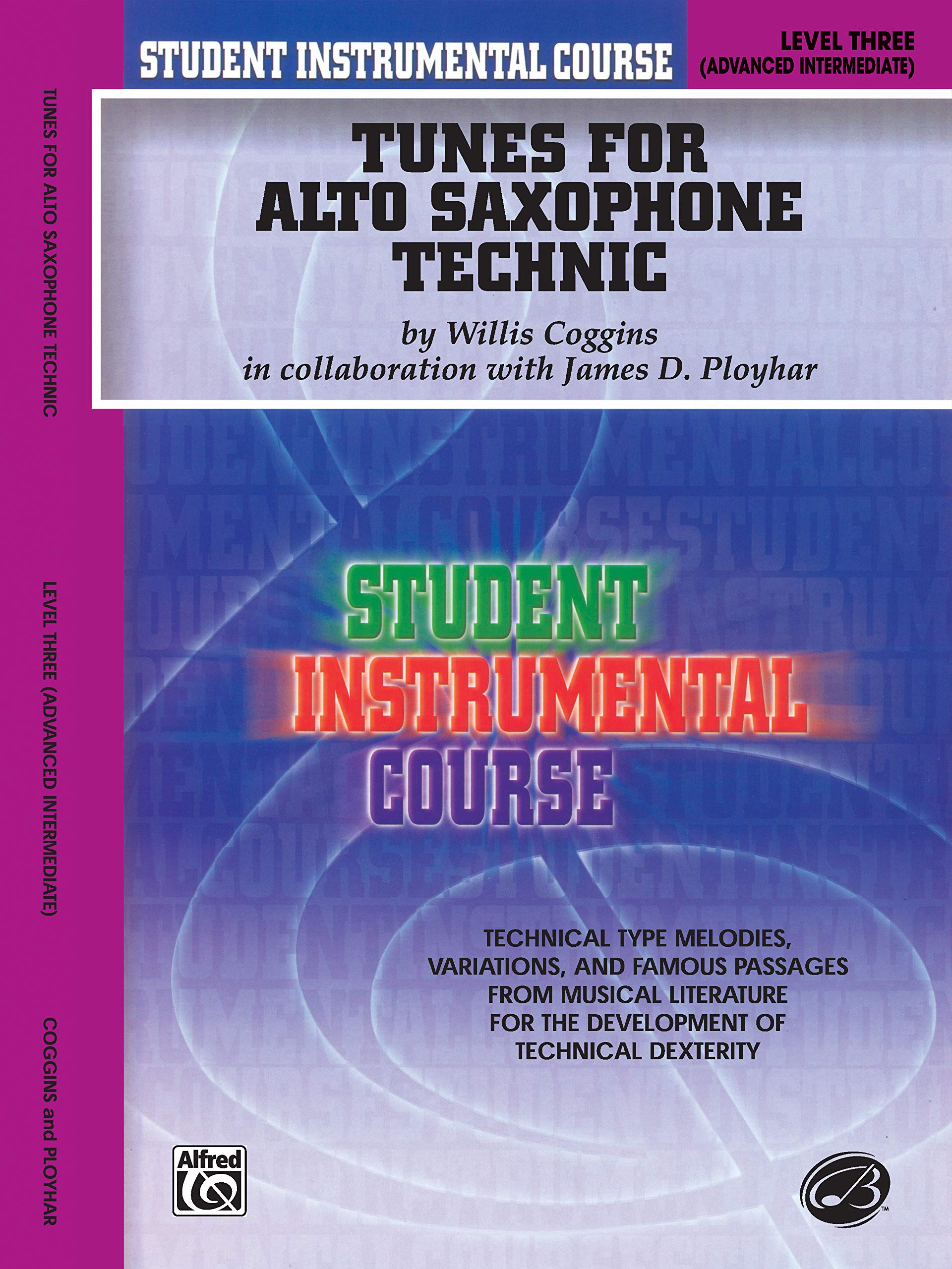 Student Instrumental Course Tunes For Alto Saxophone Technic: Level Iii