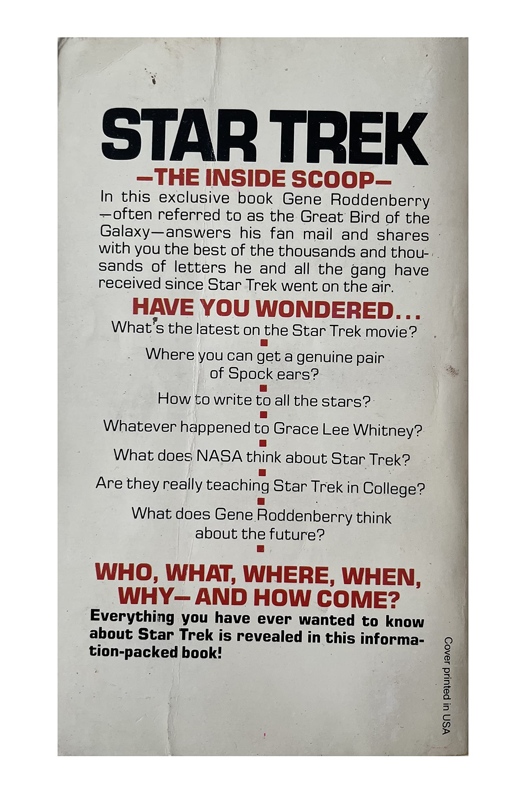 Letters To Star Trek,Used