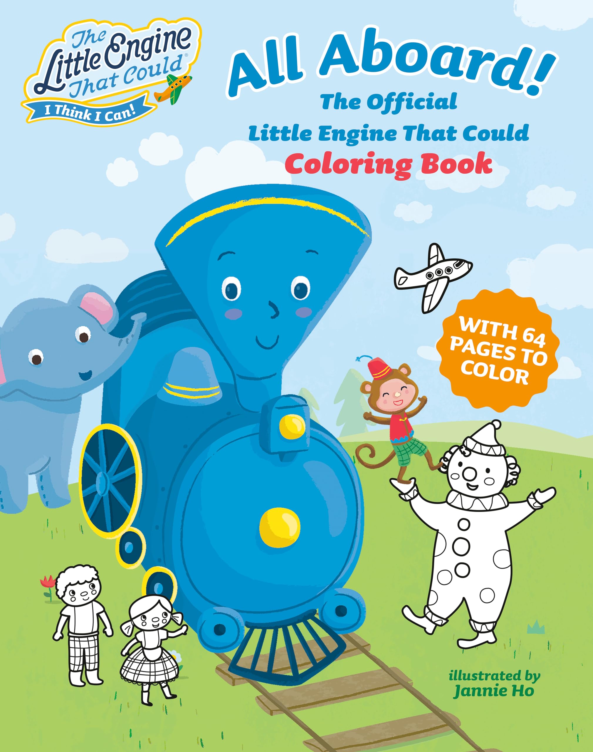 All Aboard! The Official Little Engine That Could Coloring Book (The Little Engine That Could),New
