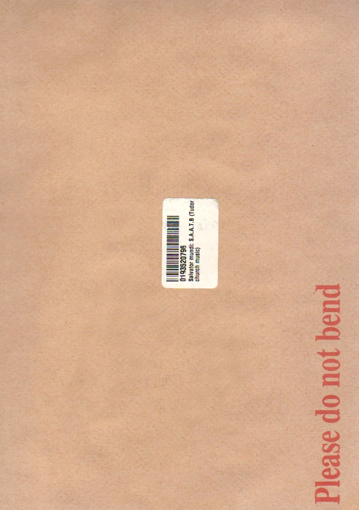 Salvator mundi (Tudor Church Music),Used