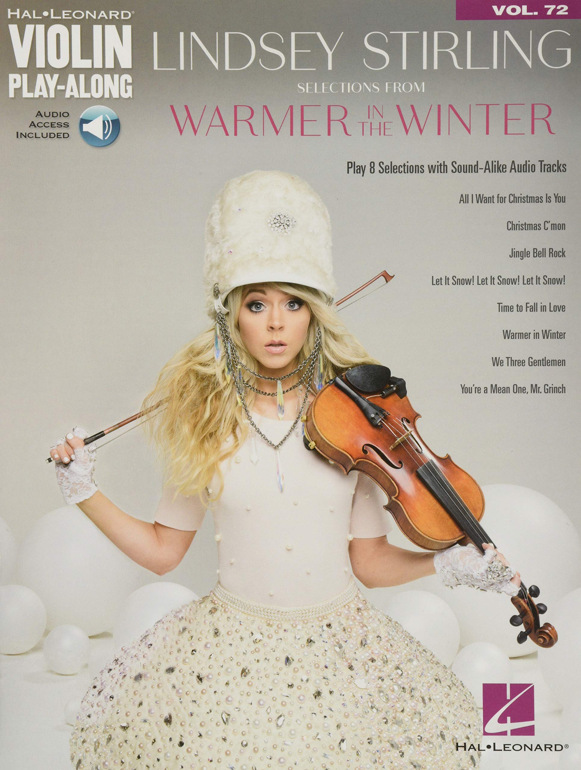 Lindsey Stirling  Selections from Warmer in the Winter: Violin PlayAlong Volume 72 (HalLeonard Violin Playalong, 72),Used