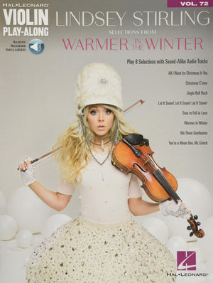 Lindsey Stirling  Selections from Warmer in the Winter: Violin PlayAlong Volume 72 (HalLeonard Violin Playalong, 72),Used