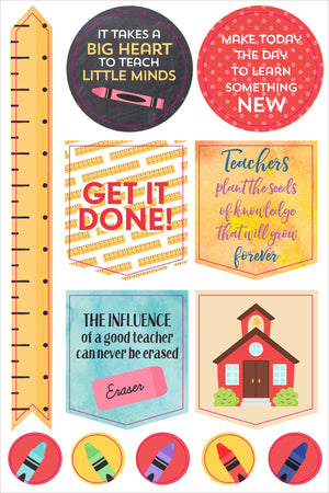 Essentials Teacher Planner Stickers (Set of 400 Stickers),Used