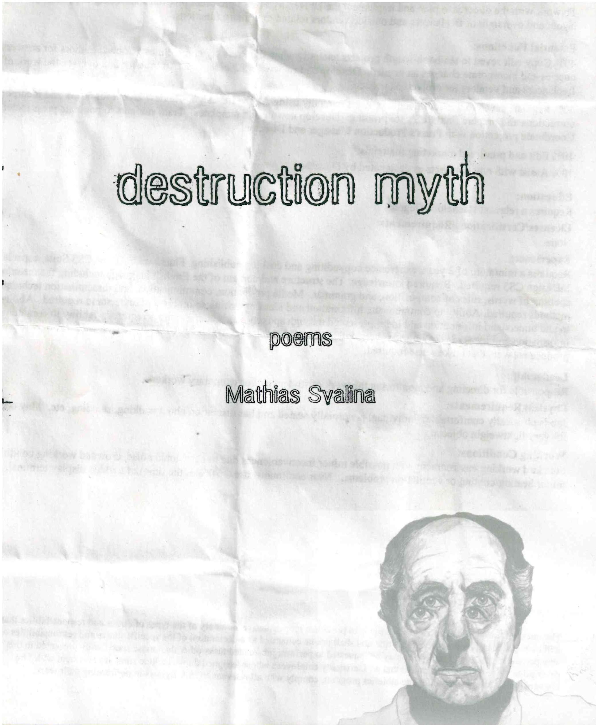 Destruction Myth (New Poetry),Used