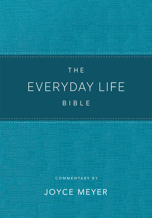 The Everyday Life Bible Teal LeatherLuxe?: The Power of God's Word for Everyday Living,Used