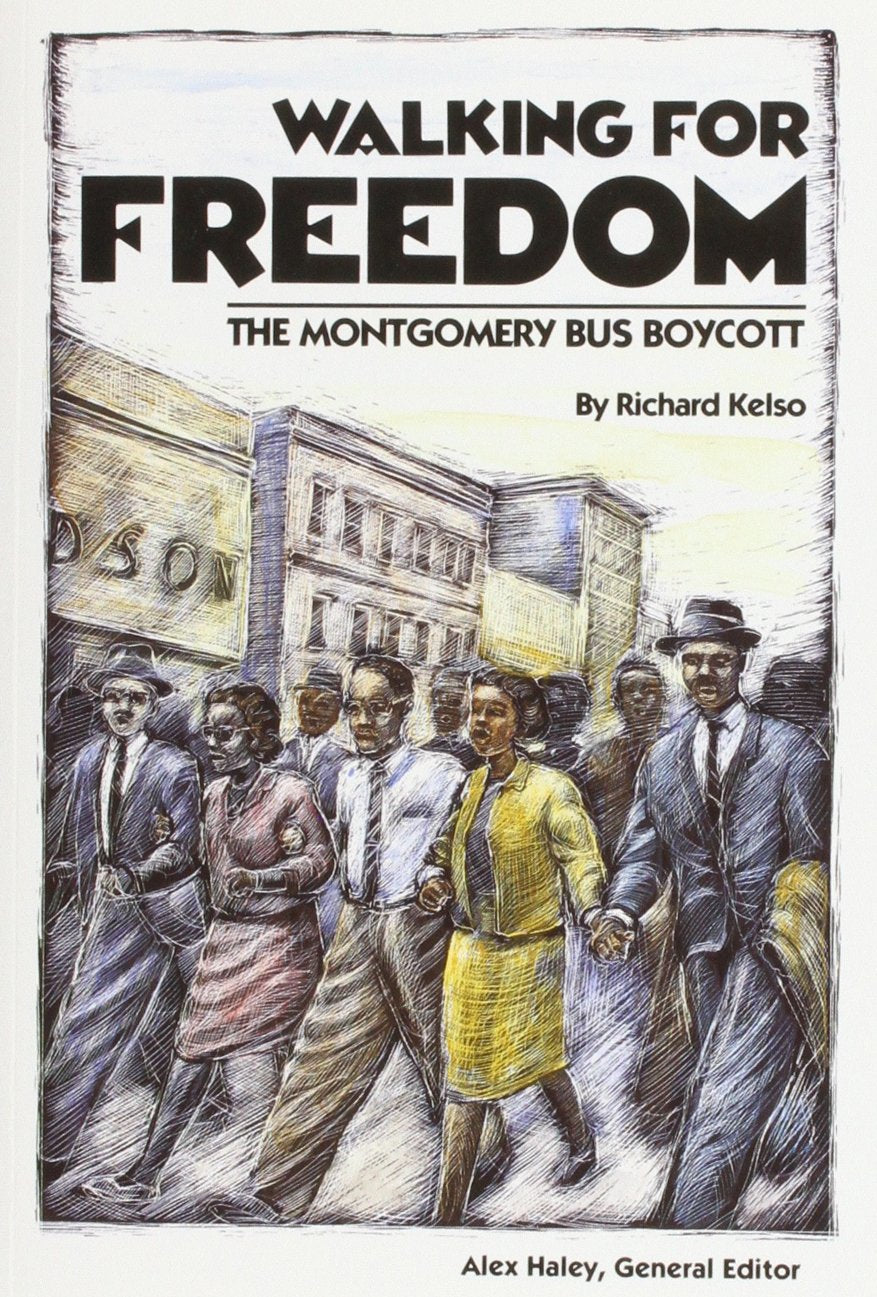 Steckvaughn Stories Of America: Student Reader Walking For Freedom , Story Book,Used