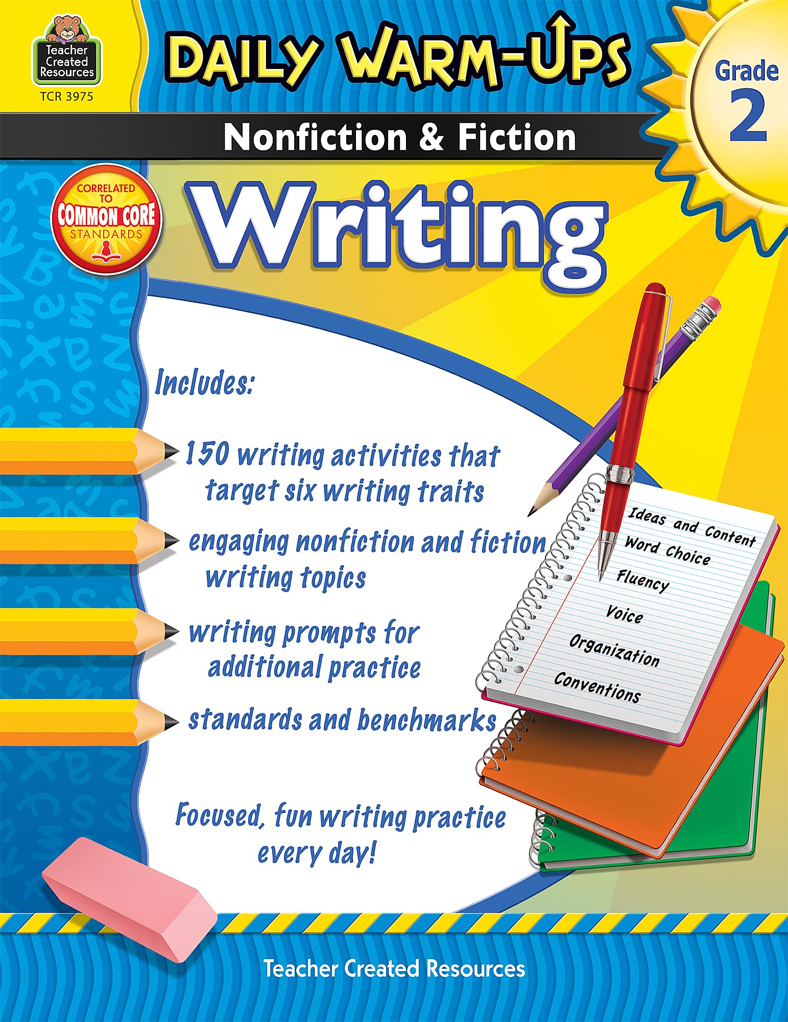 Daily WarmUps: Nonfiction & Fiction Writing Grd 2: Nonfiction & Fiction Writing Grd 2,Used