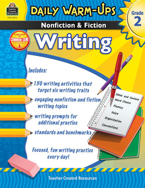 Daily WarmUps: Nonfiction & Fiction Writing Grd 2: Nonfiction & Fiction Writing Grd 2,Used