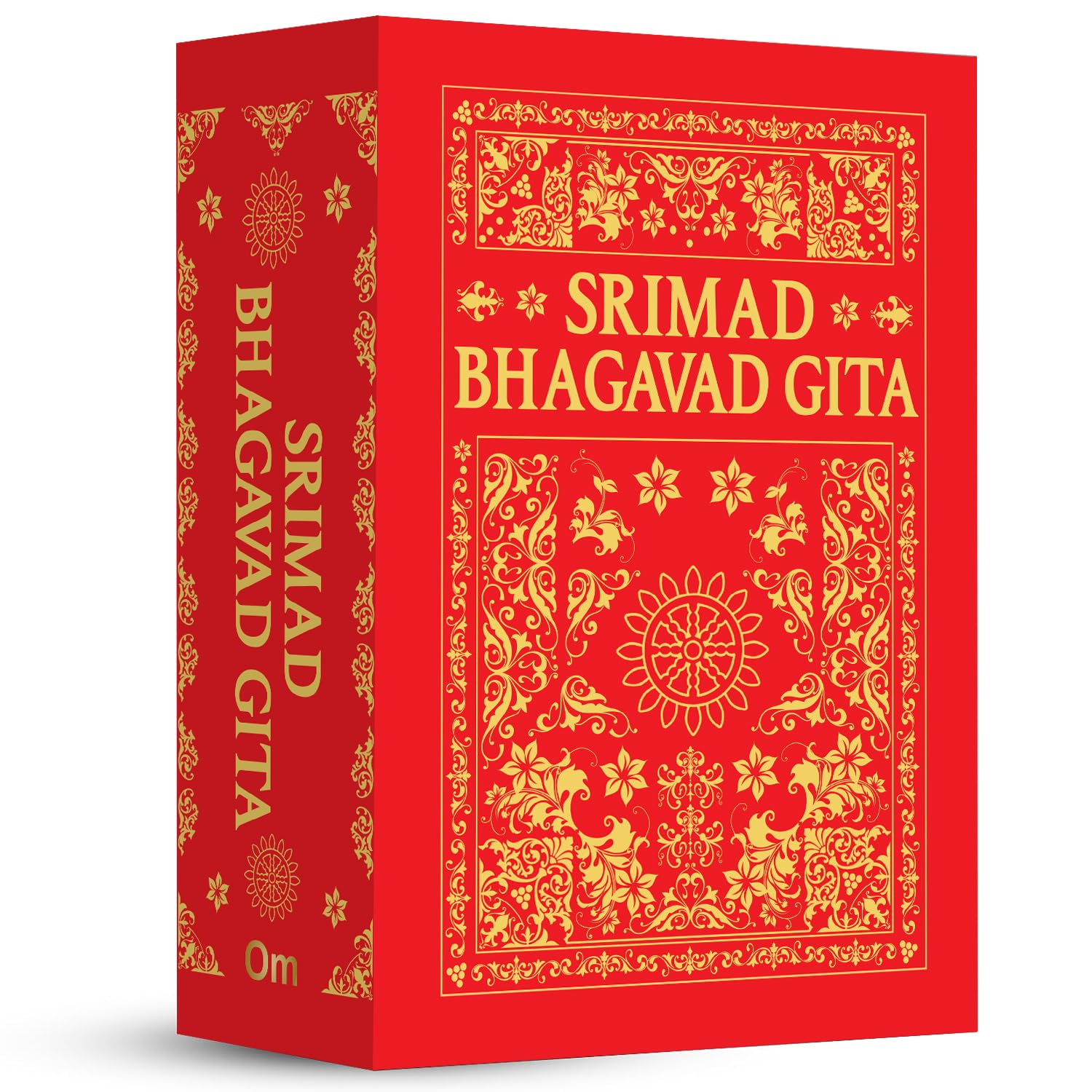 Srimad Bhagavad Gita (Deluxe Hardbound English Edition With Silk Fabric),Spiritual Guide To Self-Realization,Gift Book,Hindu Scripture,Holy Book,Spiritual Insights,Timeless Wisdom,Yoga Philosophy