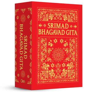 Srimad Bhagavad Gita (Deluxe Hardbound English Edition With Silk Fabric),Spiritual Guide To Self-Realization,Gift Book,Hindu Scripture,Holy Book,Spiritual Insights,Timeless Wisdom,Yoga Philosophy