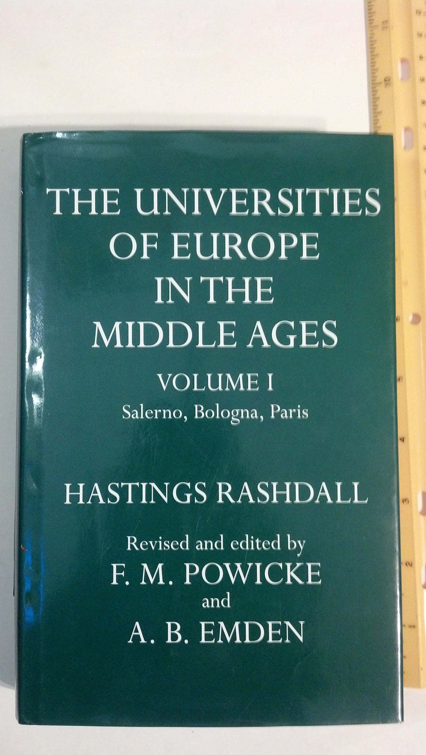 The Universities of Europe in the Middle Ages,Used