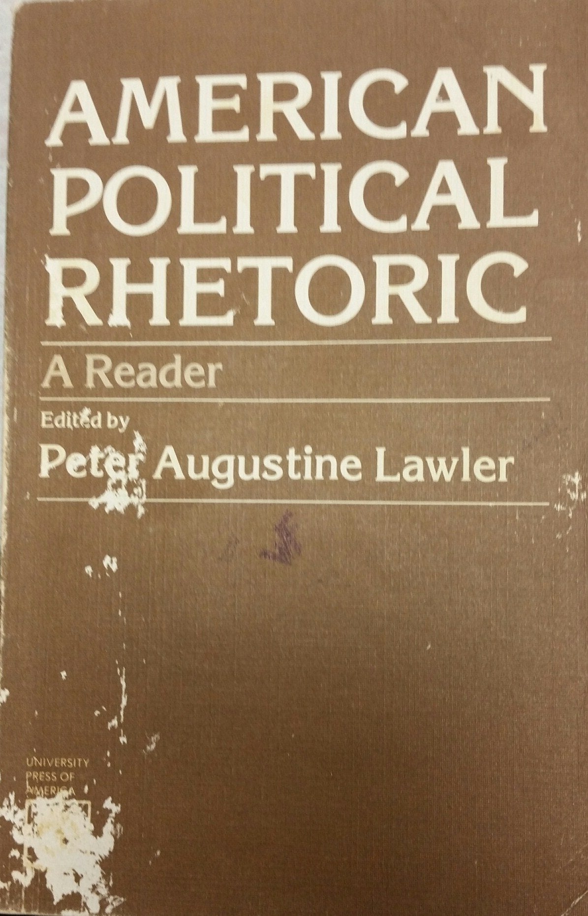 American political rhetoric: A reader,Used