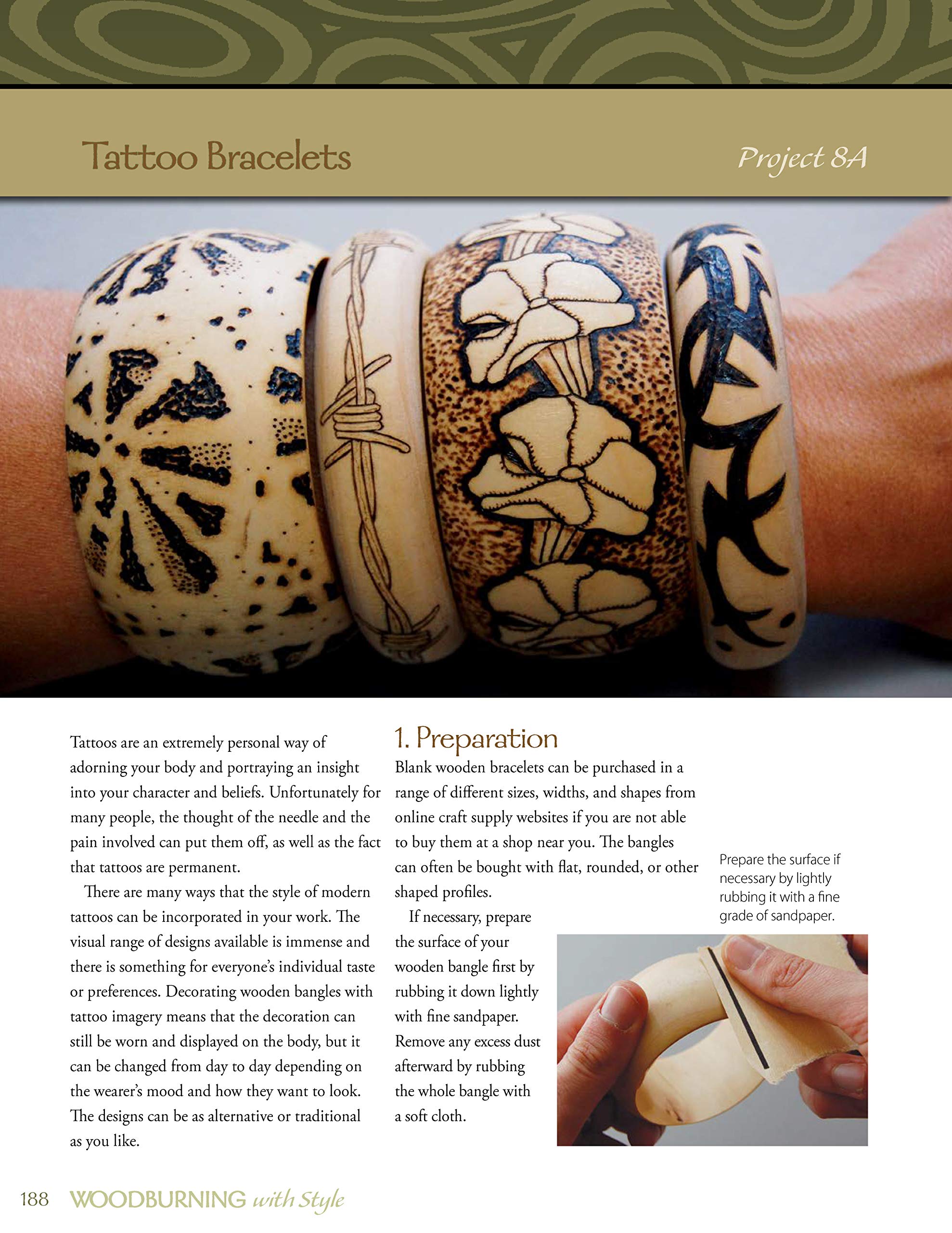 Woodburning with Style: Pyrography Lessons and Projects with a Modern Flair (Fox Chapel Publishing) HandsOn Instructional Guide,Used
