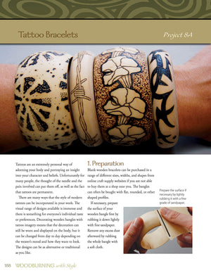 Woodburning with Style: Pyrography Lessons and Projects with a Modern Flair (Fox Chapel Publishing) HandsOn Instructional Guide,Used